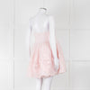 LoveShackFancy Pale Pink Ballerina Style Strapless Mini Dress