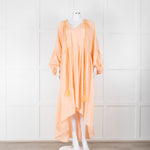 Fortela Pale Peach Oversized Silk Dress