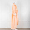 Fortela Pale Peach Oversized Silk Dress