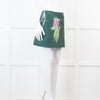 Marni Green Leaf Print A Line Mini Skirt