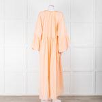 Fortela Pale Peach Oversized Silk Dress