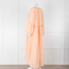 Fortela Pale Peach Oversized Silk Dress