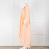 Fortela Pale Peach Oversized Silk Dress