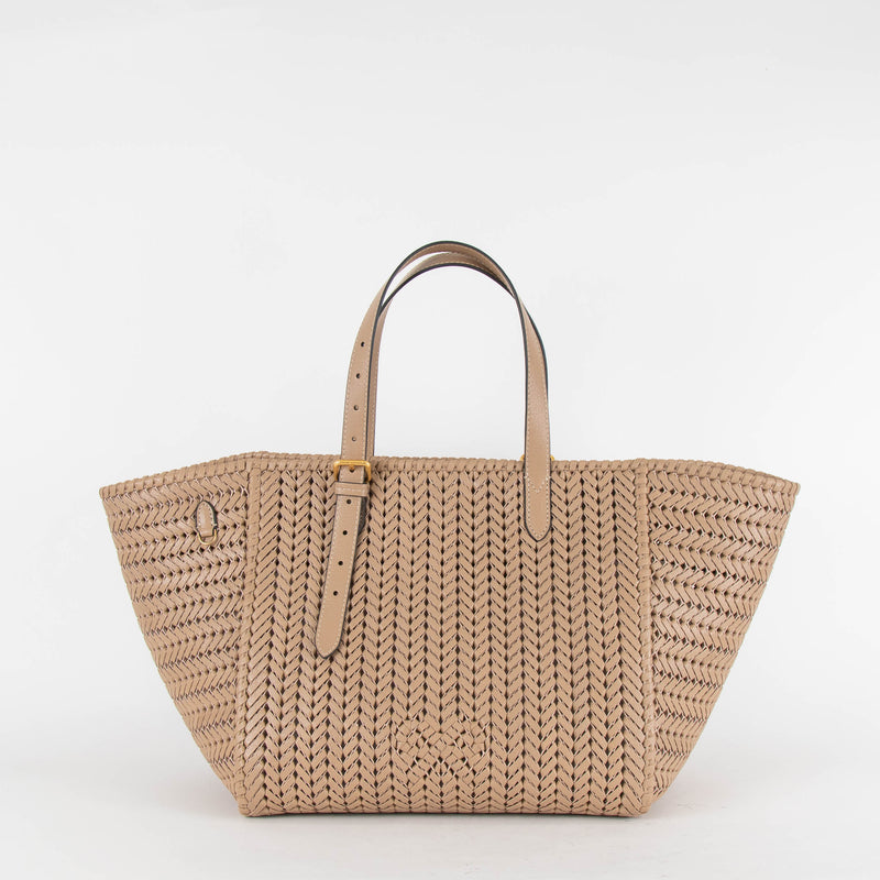 Anya Hindmarch Neeson Square Beige Square Tote