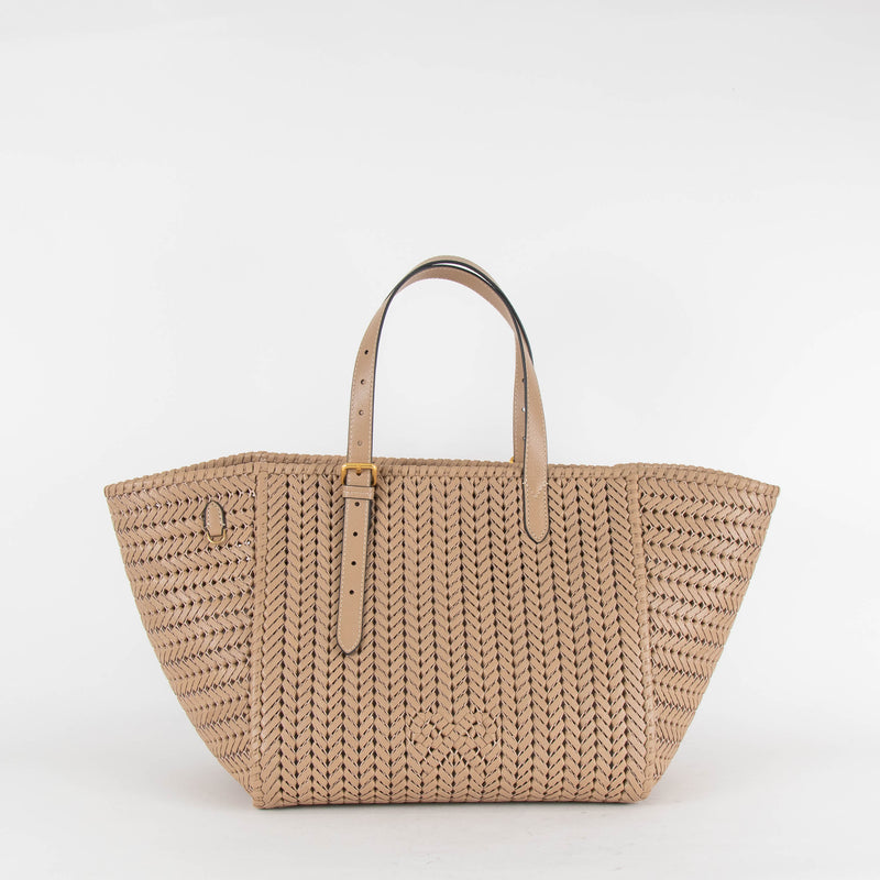 Anya Hindmarch Neeson Square Beige Square Tote
