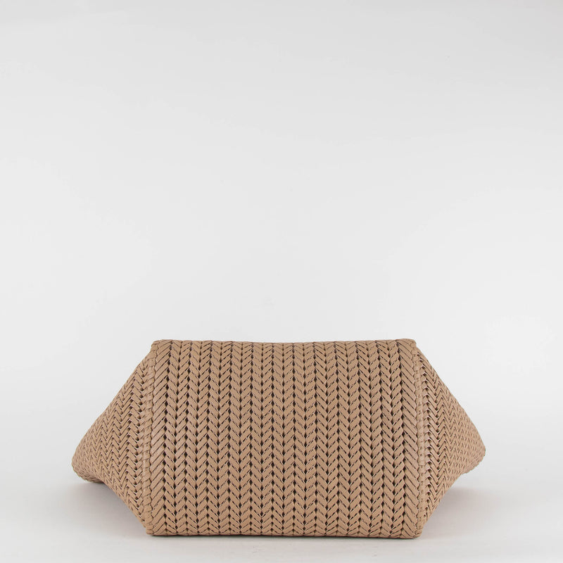 Anya Hindmarch Neeson Square Beige Square Tote