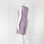 Ridley Purple Blue Floral Silk Sleeveless Playsuit