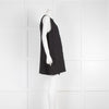 Prada Black Embroidered Cady Sleeveless Mini Dress