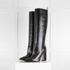 Louis Vuitton Black Calfskin Matchmake Knee High Boots