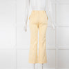 Joseph Lemon Yellow Twill Trousers