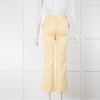 Joseph Lemon Yellow Twill Trousers