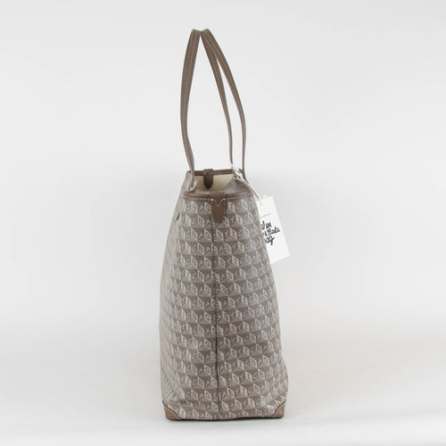 Anya Hindmarch I am a Plastic Bag Wink Zipped Pebble Tote Recycled Canvas