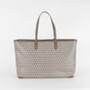 Anya Hindmarch I am a Plastic Bag Wink Zipped Pebble Tote Recycled Canvas
