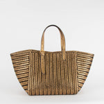 Anya Hindmarch Neeson Square Metallic Bronze Tote