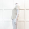 S Max Mara Cream Heavy Cotton T Shirt
