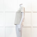 S Max Mara Cream Heavy Cotton T Shirt