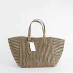 Anya Hindmarch Neeson Khaki Square Leather Tote