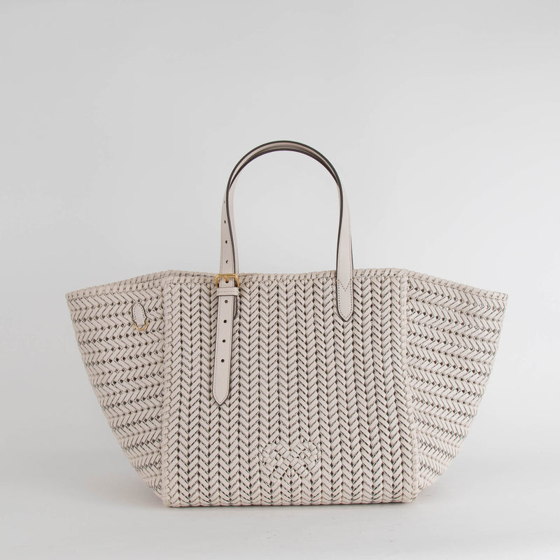 Anya Hindmarch Neeson Off White Square Tote