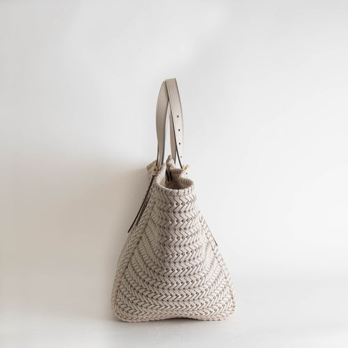 Anya Hindmarch Neeson Off White Square Tote
