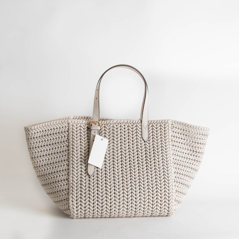 Anya Hindmarch Neeson Off White Square Tote
