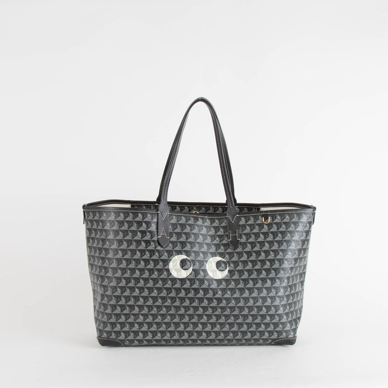 Anya Hindmarch I Am A Plastic Bag Eyes Medium Tote