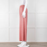 Missoni Coral Silver Lurex Wide Trousers