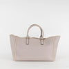 Anya Hindmarch Ebury Light Grey Leather Steam Bow Tote