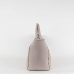 Anya Hindmarch Ebury Light Grey Leather Steam Bow Tote