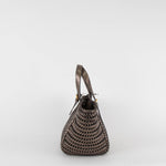 Anya Hinmarch Neeson Pewter Small leather Tote Bag