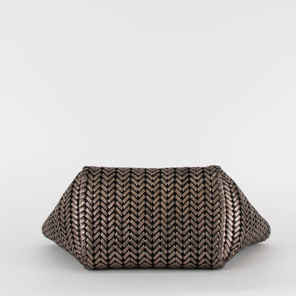 Anya Hinmarch Neeson Pewter Small leather Tote Bag