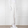 Seven For All Mankind White Straight Leg Jeans