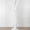 Seven For All Mankind White Straight Leg Jeans