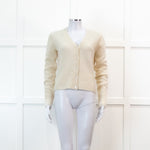 Joseph 100% Cashmere Ivory Cardigan
