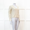 Joseph 100% Cashmere Ivory Cardigan