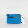 Anya Hindmarch Max Zip Vere Bali Blue Leather Crossbody