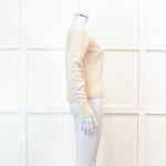 Joseph 100% Cashmere Ivory Cardigan