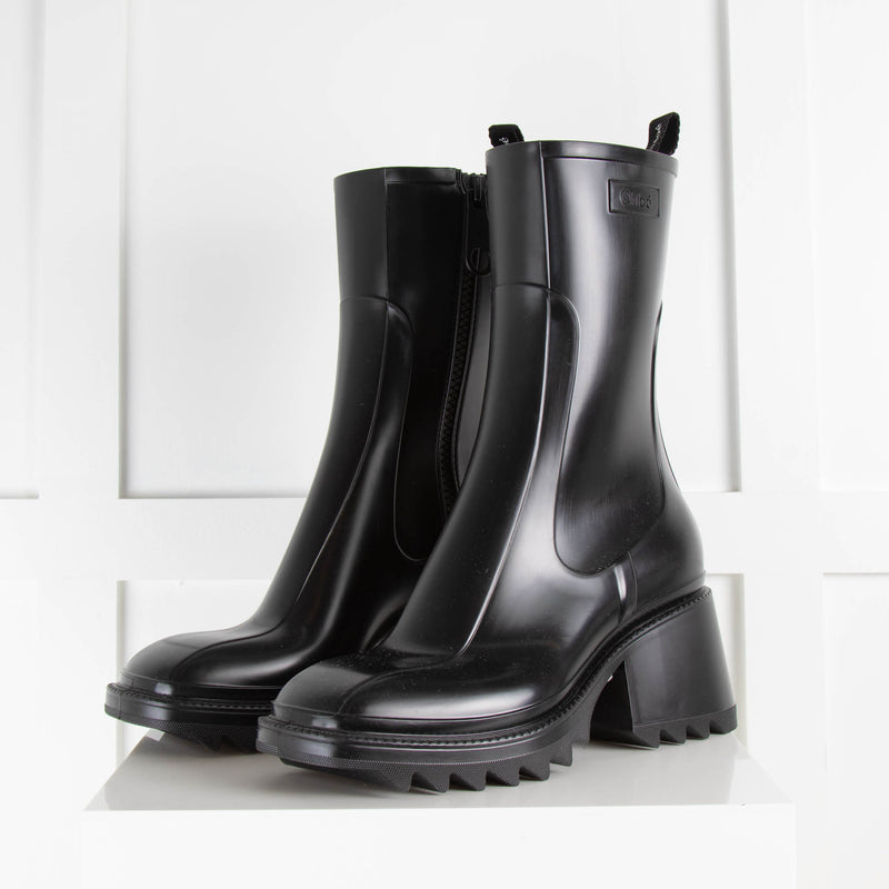 Chloe Black Betty Rain Boot