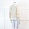Joseph 100% Cashmere Ivory Cardigan