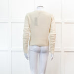Joseph 100% Cashmere Ivory Cardigan