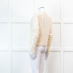 Joseph 100% Cashmere Ivory Cardigan