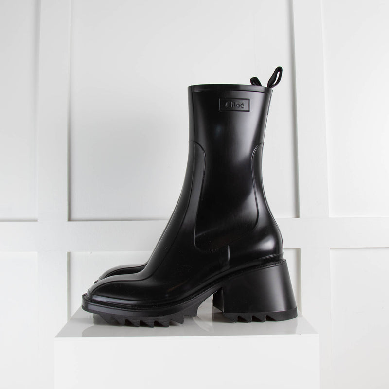 Chloe Black Betty Rain Boot