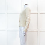 Joseph 100% Cashmere Ivory Cardigan