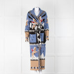 Hayley Menzies Cotton Rodeo Blue Maxi Cardigan