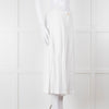 Oska White Linen Blend Culottes
