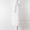 Oska White Linen Blend Culottes