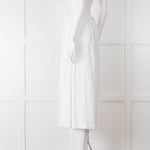 Oska White Linen Blend Culottes