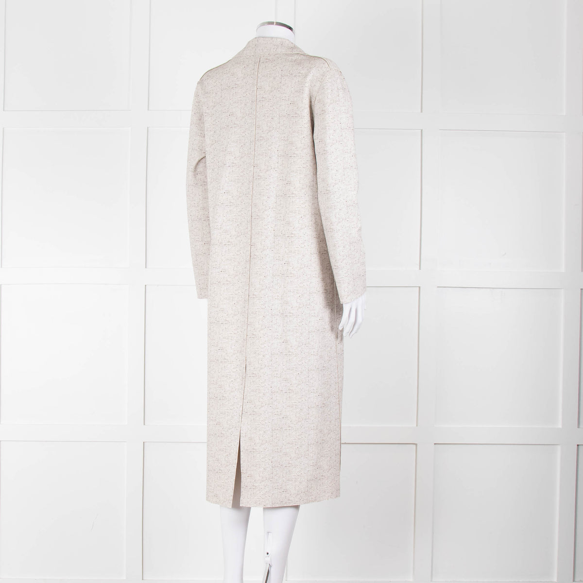 Goodmatch Beige Brown Fleck Long Coat