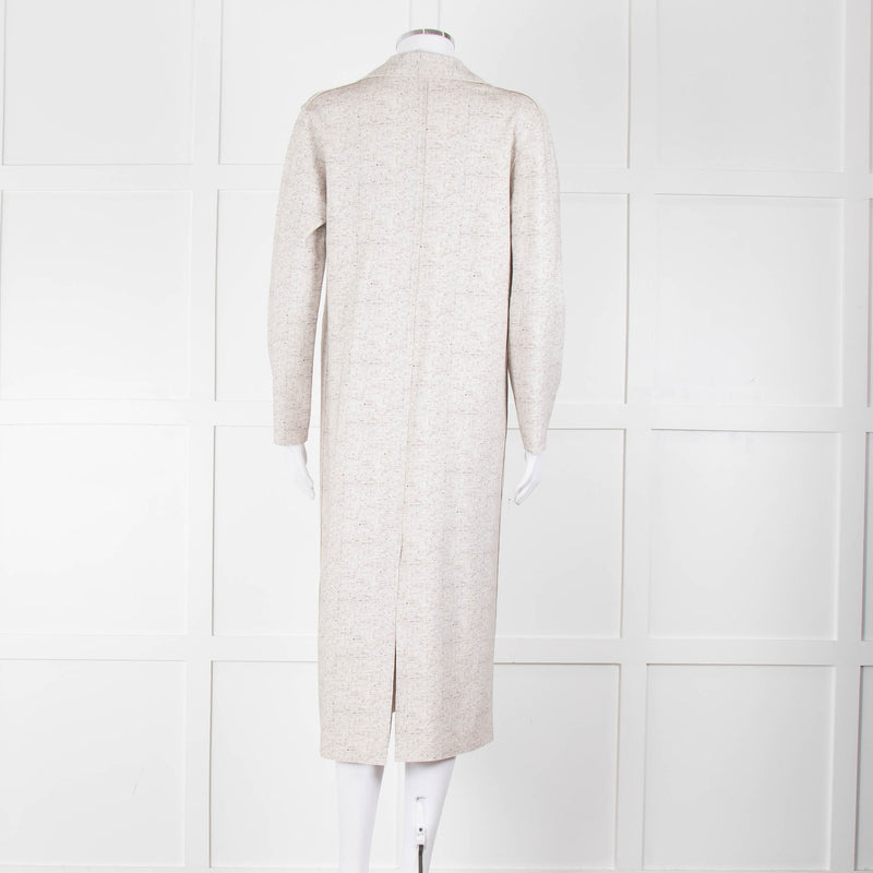 Goodmatch Beige Brown Fleck Long Coat
