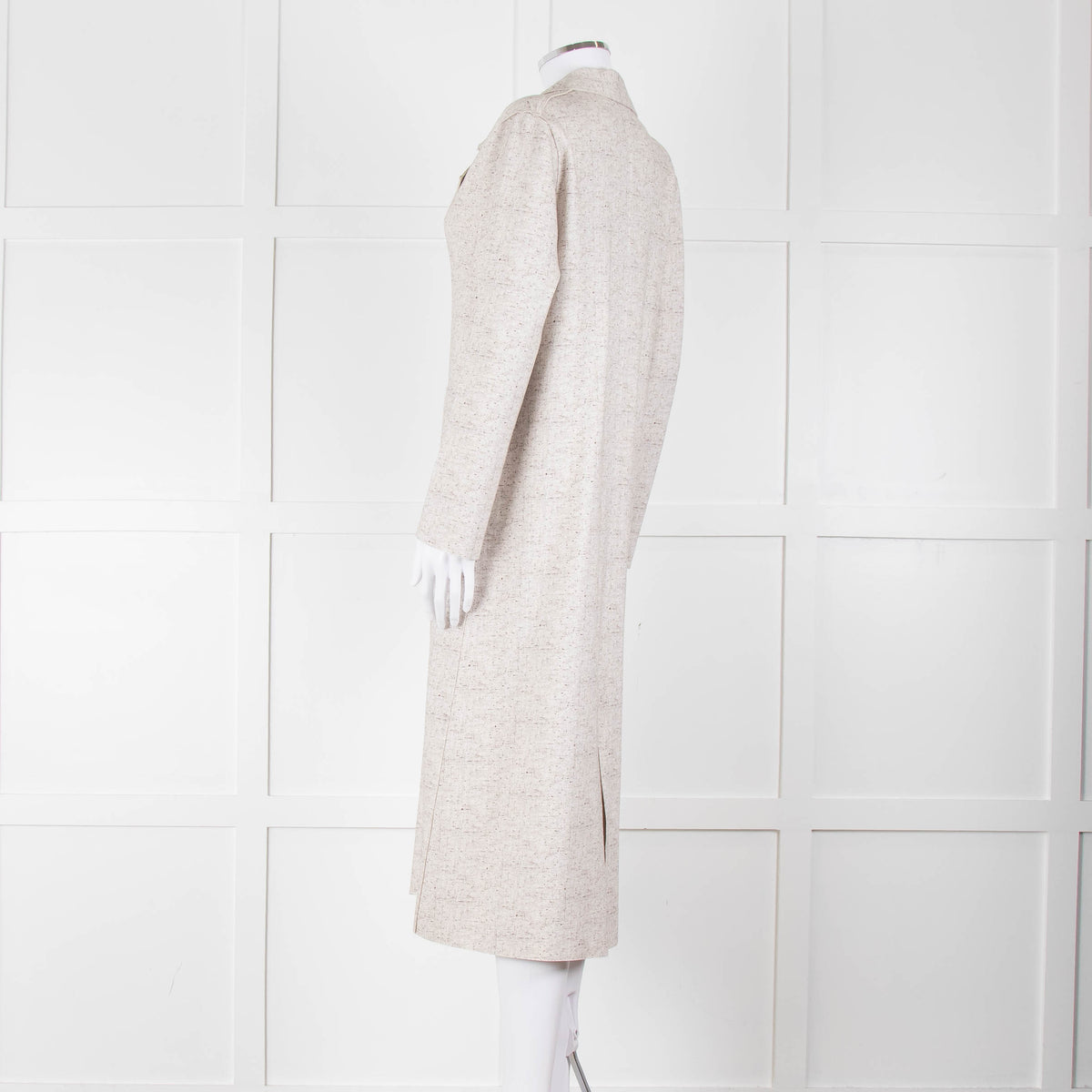Goodmatch Beige Brown Fleck Long Coat