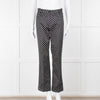 Emanuel Ungaro Black White Polka Dots Cotton Trousers